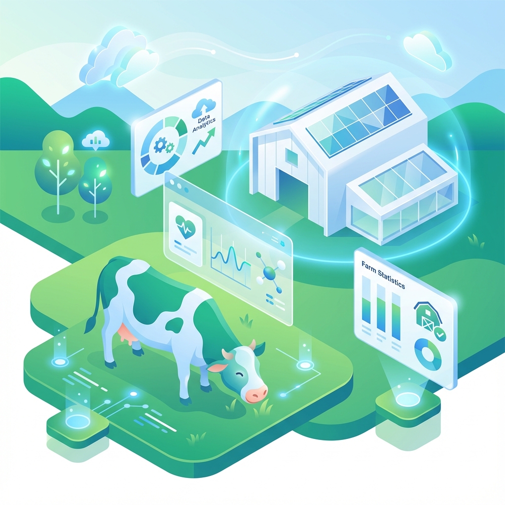 گاوداری هوشمند - مدیریت حرفهای گلههای دامی